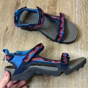 Teva Kids' Tanza Sandals Blue Red 4